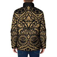 Austral Islands Padded Jacket Tuhaa Pae Penu Stars Necklace Gold - Polynesian Pride