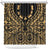 Austral Islands Shower Curtain Tuhaa Pae Penu Stars Necklace Gold - Polynesian Pride