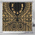 Austral Islands Shower Curtain Tuhaa Pae Penu Stars Necklace Gold - Polynesian Pride