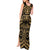 Austral Islands Tank Maxi Dress Tuhaa Pae Penu Stars Necklace Gold - Polynesian Pride