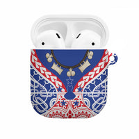 Austral Islands AirPods Case Tuhaa Pae Penu Stars Necklace Red - Polynesian Pride