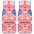 Austral Islands Car Mats Tuhaa Pae Penu Stars Necklace Red - Polynesian Pride