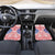Austral Islands Car Mats Tuhaa Pae Penu Stars Necklace Red - Polynesian Pride