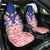 Austral Islands Car Seat Cover Tuhaa Pae Penu Stars Necklace Red - Polynesian Pride