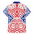 Austral Islands Family Matching Mermaid Dress and Hawaiian Shirt Tuhaa Pae Penu Stars Necklace Red - Polynesian Pride