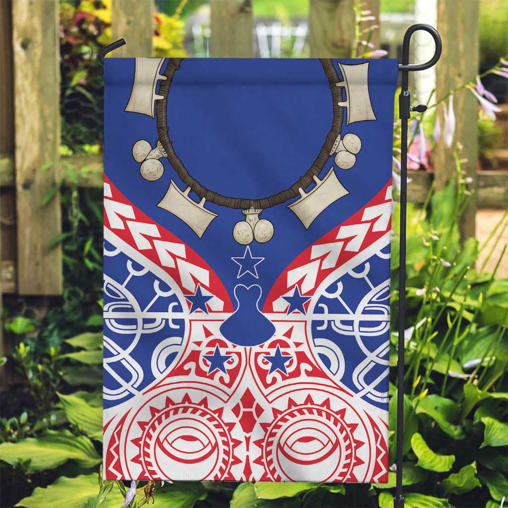 Austral Islands Garden Flag Tuhaa Pae Penu Stars Necklace Red - Polynesian Pride