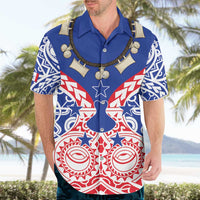 Austral Islands Hawaiian Shirt Tuhaa Pae Penu Stars Necklace Red - Polynesian Pride