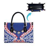 Austral Islands Leather Bag Tuhaa Pae Penu Stars Necklace Red - Polynesian Pride