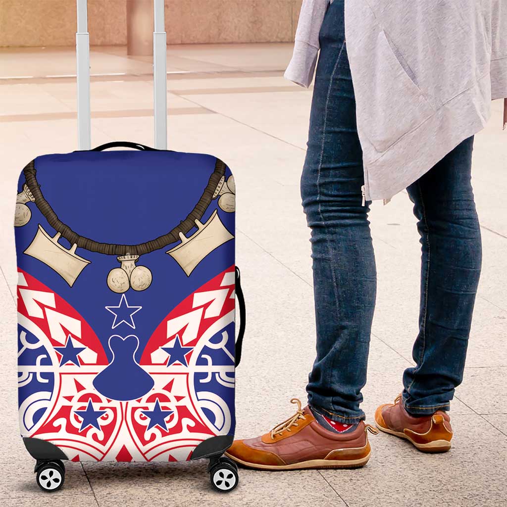 Austral Islands Luggage Cover Tuhaa Pae Penu Stars Necklace Red - Polynesian Pride