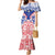 Austral Islands Mermaid Dress Tuhaa Pae Penu Stars Necklace Red - Polynesian Pride