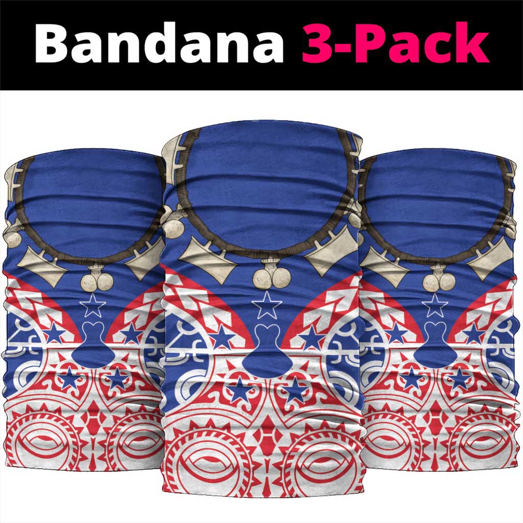 Austral Islands Neck Gaiter Tuhaa Pae Penu Stars Necklace Red LT14 package One Size: 25*50cm Red - Polynesian Pride
