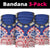 Austral Islands Neck Gaiter Tuhaa Pae Penu Stars Necklace Red - Polynesian Pride