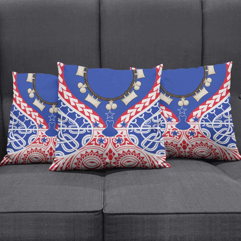 Austral Islands Pillow Cover Tuhaa Pae Penu Stars Necklace Red LT14 - Polynesian Pride