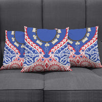 Austral Islands Pillow Cover Tuhaa Pae Penu Stars Necklace Red LT14 - Polynesian Pride
