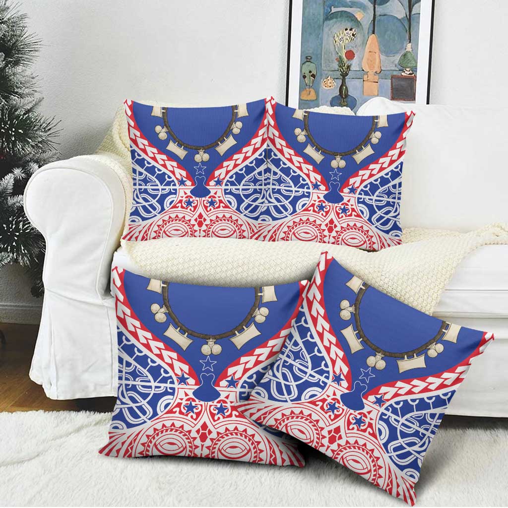 Austral Islands Pillow Cover Tuhaa Pae Penu Stars Necklace Red LT14 - Polynesian Pride