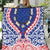 Austral Islands Quilt Tuhaa Pae Penu Stars Necklace Red - Polynesian Pride