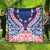 Austral Islands Quilt Tuhaa Pae Penu Stars Necklace Red - Polynesian Pride