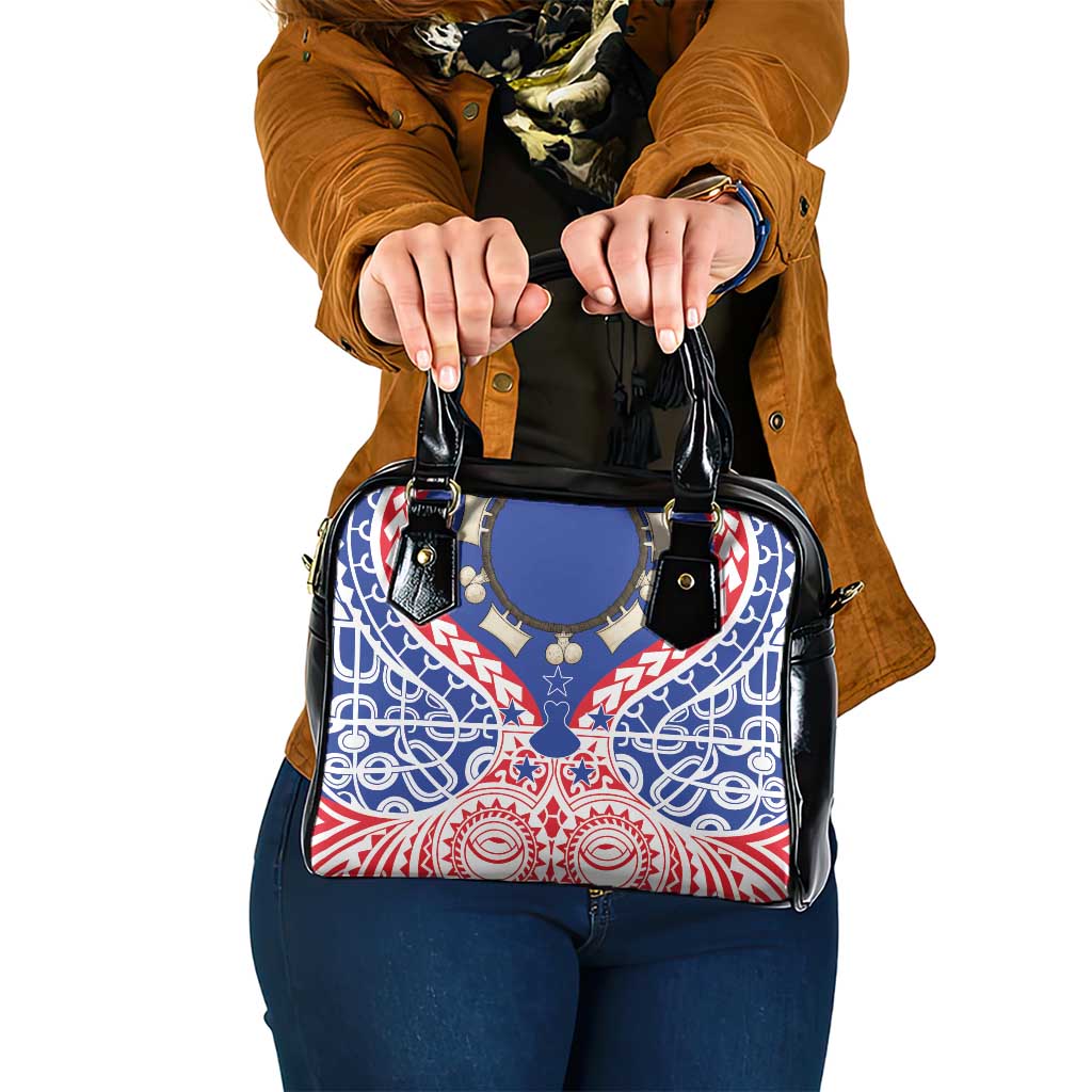 Austral Islands Shoulder Handbag Tuhaa Pae Penu Stars Necklace Red - Polynesian Pride