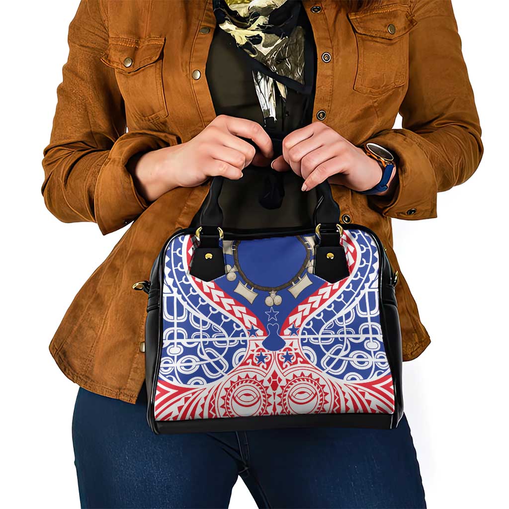 Austral Islands Shoulder Handbag Tuhaa Pae Penu Stars Necklace Red LT14 - Polynesian Pride