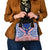 Austral Islands Shoulder Handbag Tuhaa Pae Penu Stars Necklace Red - Polynesian Pride