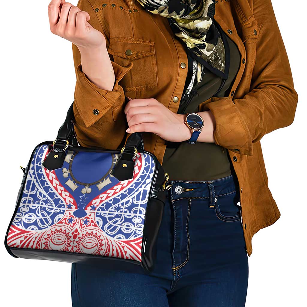 Austral Islands Shoulder Handbag Tuhaa Pae Penu Stars Necklace Red LT14 - Polynesian Pride