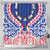 Austral Islands Shower Curtain Tuhaa Pae Penu Stars Necklace Red - Polynesian Pride