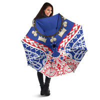 Austral Islands Umbrella Tuhaa Pae Penu Stars Necklace Red - Polynesian Pride