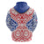 Austral Islands Zip Hoodie Tuhaa Pae Penu Stars Necklace Red - Polynesian Pride