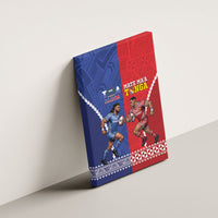 Toa Samoa Mate Ma'a Tonga Rugby Together Canvas Wall Art LT14 - Polynesian Pride