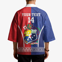 Toa Samoa Mate Ma'a Tonga Rugby Together Custom Kimono LT14 - Polynesian Pride