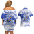 Personalised Samoa St Josephs College Couples Matching Off Shoulder Short Dress and Hawaiian Shirt Marist Brothers Samoan Pattern LT14 - Polynesian Pride