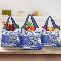 Personalised Samoa St Josephs College Grocery Bag Marist Brothers Samoan Pattern