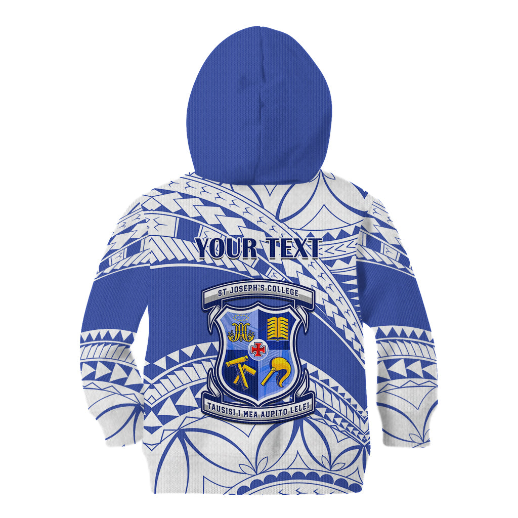 Personalised Samoa St Josephs College Kid Hoodie Marist Brothers Samoan Pattern LT14 - Polynesian Pride
