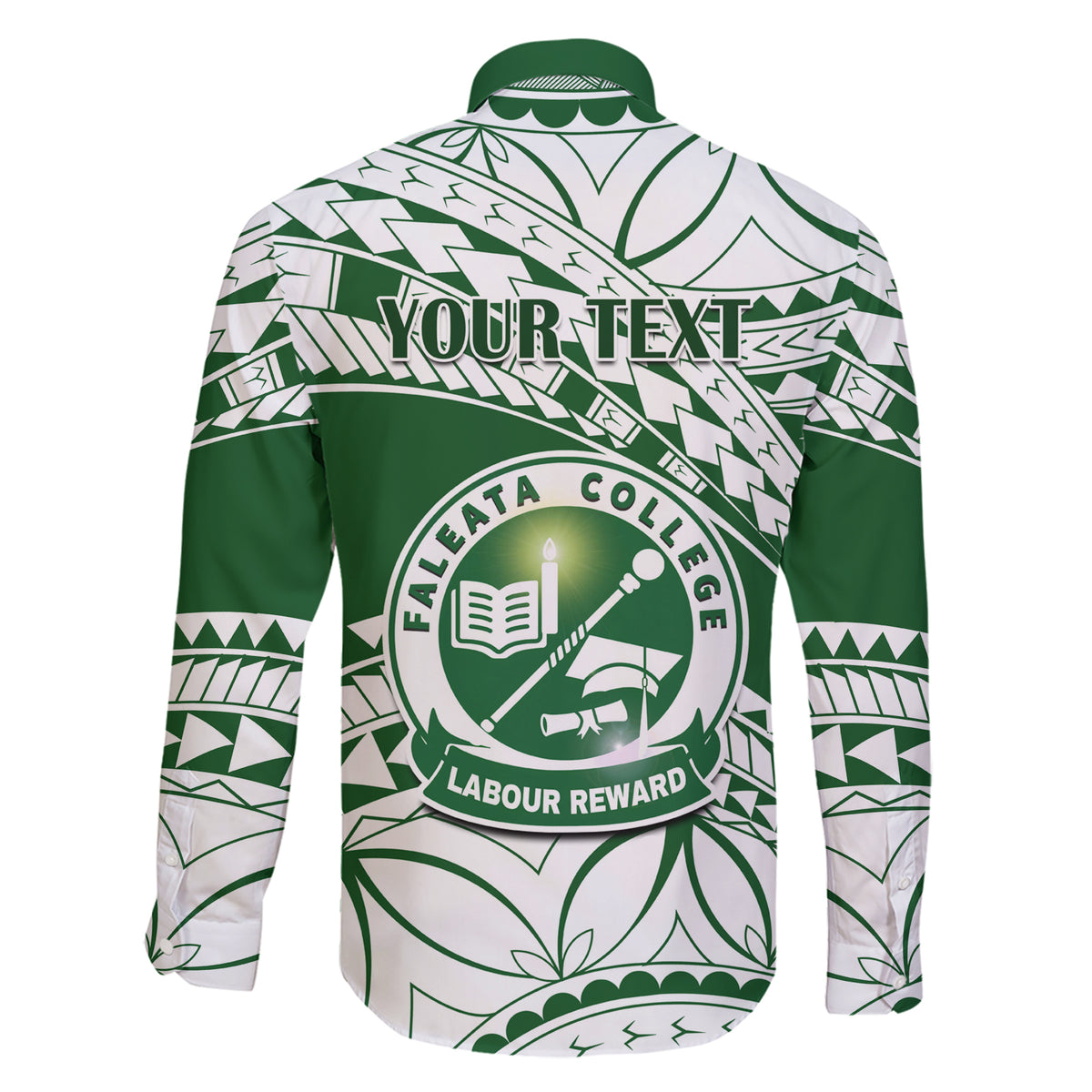 Personalised Samoa Faleata College Family Matching Short Sleeve Bodycon Dress and Hawaiian Shirt Samoan Pattern LT14 - Polynesian Pride