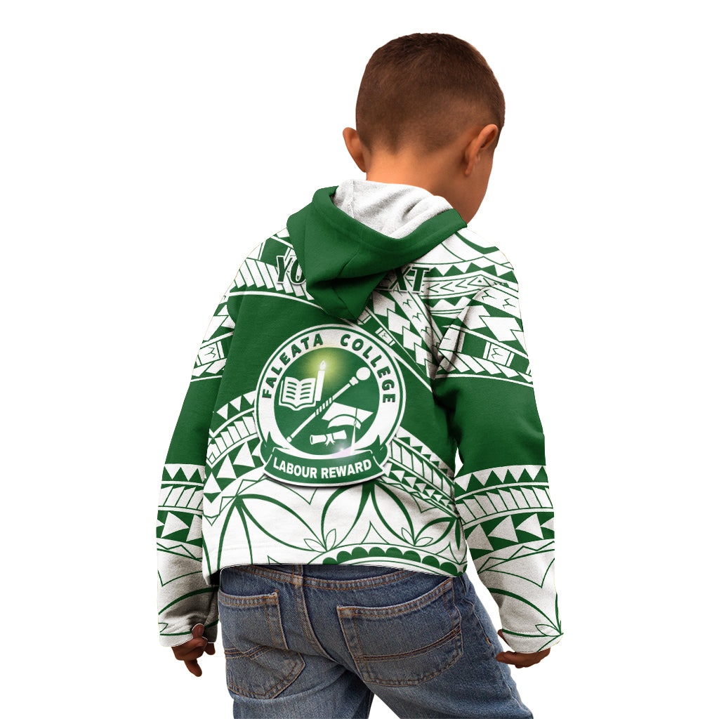 Personalised Samoa Faleata College Kid Hoodie Samoan Pattern LT14 - Polynesian Pride