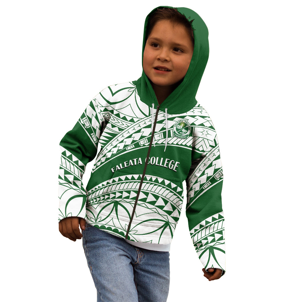 Personalised Samoa Faleata College Kid Hoodie Samoan Pattern LT14 - Polynesian Pride