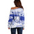 Personalised Samoa Safata College Off Shoulder Sweater Samoan Pattern LT14 - Polynesian Pride