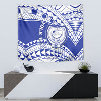 Personalised Samoa Safata College Tapestry Samoan Pattern LT14 - Polynesian Pride