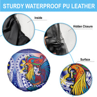 Philippines Spare Tire Cover Filipino Sarimanok With Polynesian Tattoo LT14 - Polynesian Pride