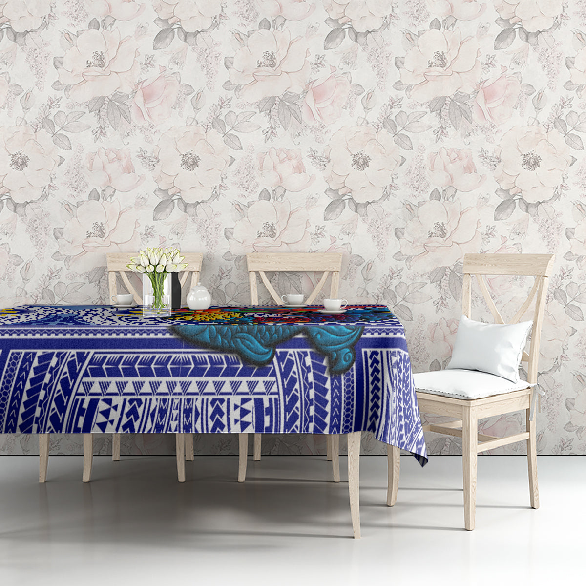 Philippines Tablecloth Filipino Sarimanok With Polynesian Tattoo LT14 - Polynesian Pride