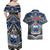 Samoa 685 Couples Matching Off Shoulder Maxi Dress and Hawaiian Shirt Samoan Coat Of Arms Simple Style LT14 - Polynesian Pride