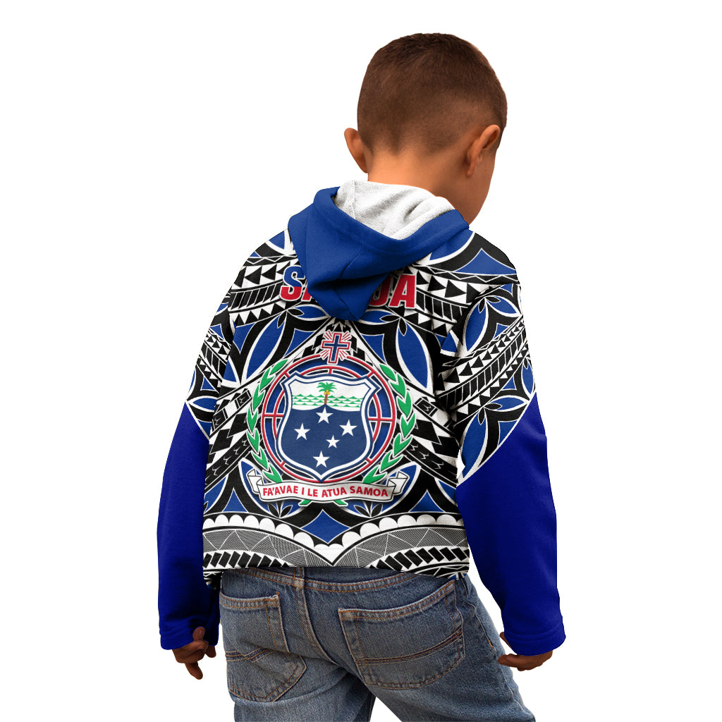 Samoa 685 Kid Hoodie Samoan Coat Of Arms Simple Style LT14 - Polynesian Pride