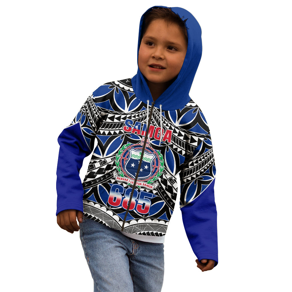 Samoa 685 Kid Hoodie Samoan Coat Of Arms Simple Style LT14 - Polynesian Pride