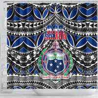 Samoa 685 Shower Curtain Samoan Coat Of Arms Simple Style LT14 - Polynesian Pride