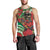 Mele Kalikimaka Hawaii Men Tank Top Mongoose Santa With Ohia Lehua