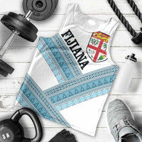 Custom Fiji Tapa Rugby 2025 Men Tank Top Go Champions Fijiana LT14 - Polynesian Pride