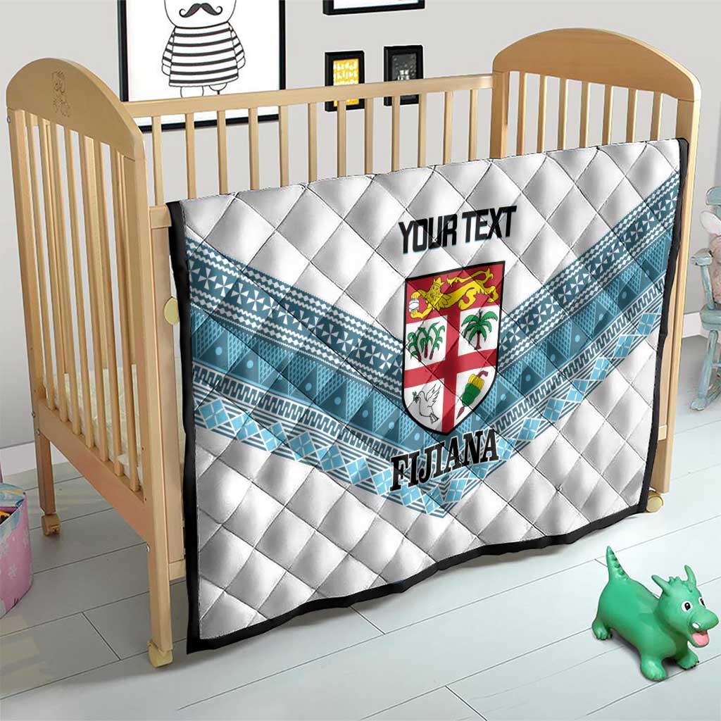 Custom Fiji Tapa Rugby 2025 Quilt Go Champions Fijiana