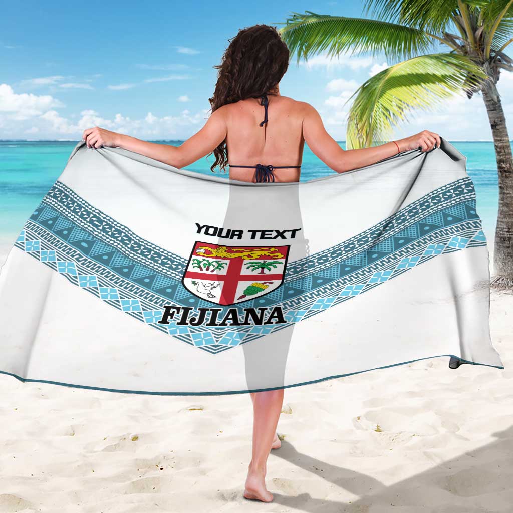 Custom Fiji Tapa Rugby 2025 Sarong Go Champions Fijiana LT14 - Polynesian Pride