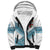 Custom Fiji Tapa Rugby 2025 Sherpa Hoodie Go Champions Fijiana