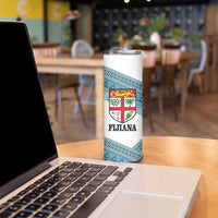 Custom Fiji Tapa Rugby 2025 Skinny Tumbler Go Champions Fijiana
